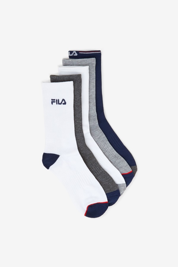 Fila Multi Kids' Crew Sock 6-Pack