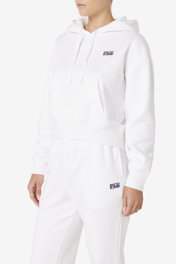 White Marina Hoodie Fila