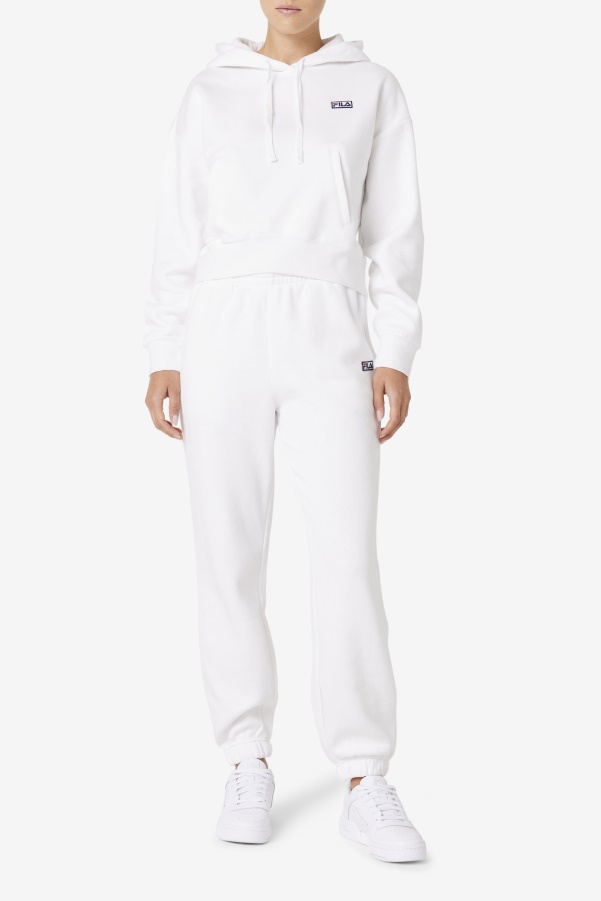 White Marina Hoodie Fila