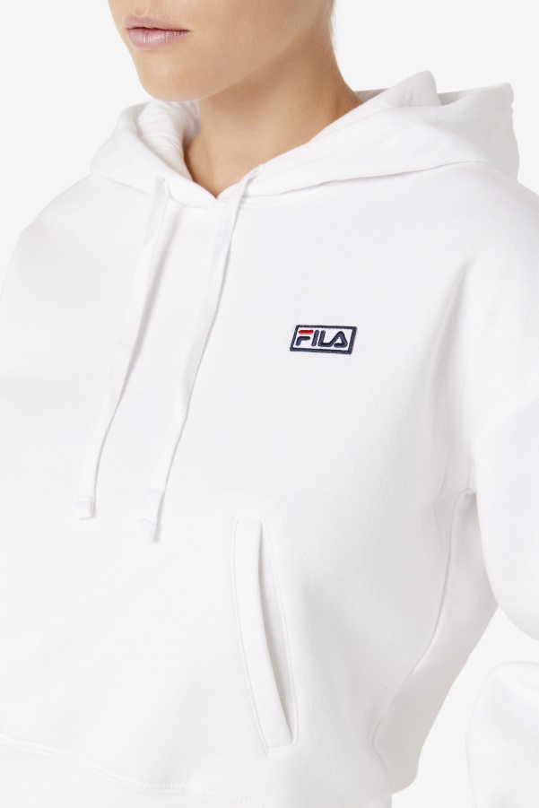 White Marina Hoodie Fila