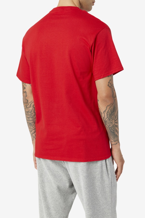 Red/Navy/White Original Fitness Tee Fila