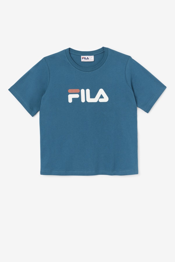 Blue Coral Fila Thea Tee
