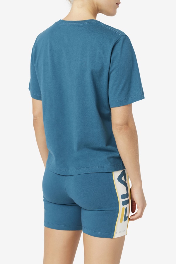 Blue Coral Fila Thea Tee