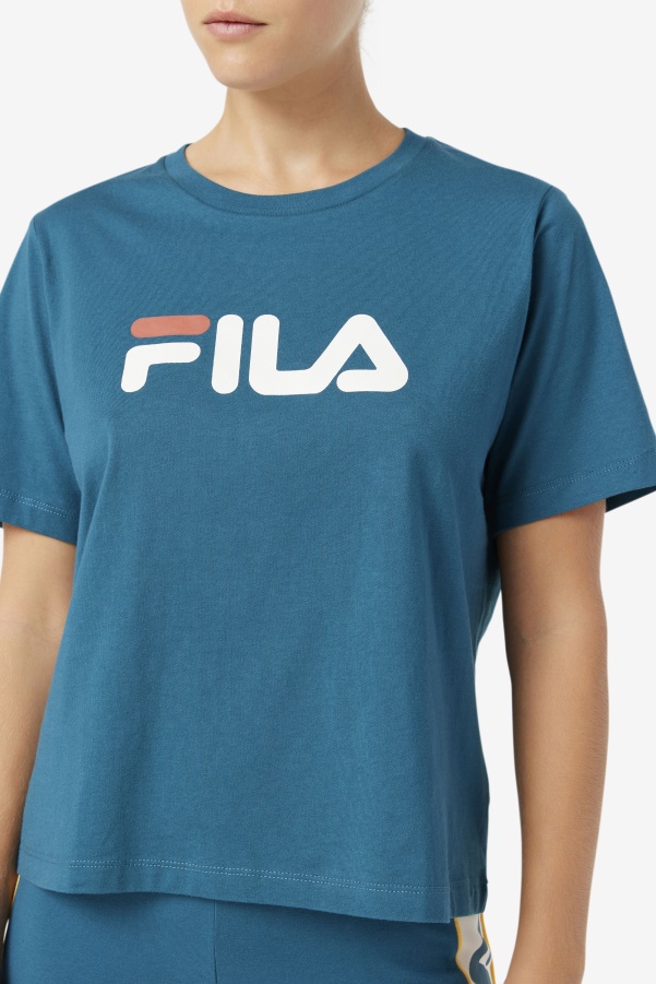 Blue Coral Fila Thea Tee