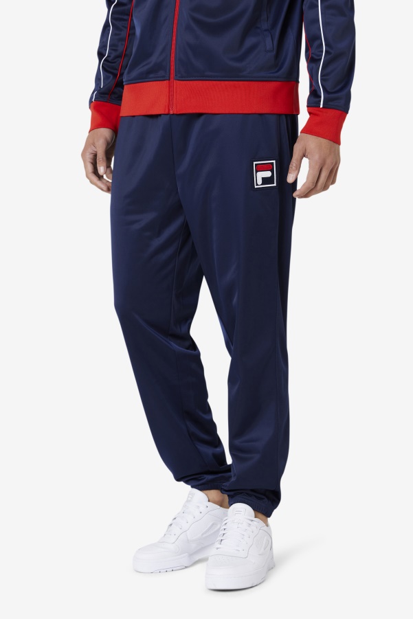 Navy/Red/White Fila Wayan Track Pant