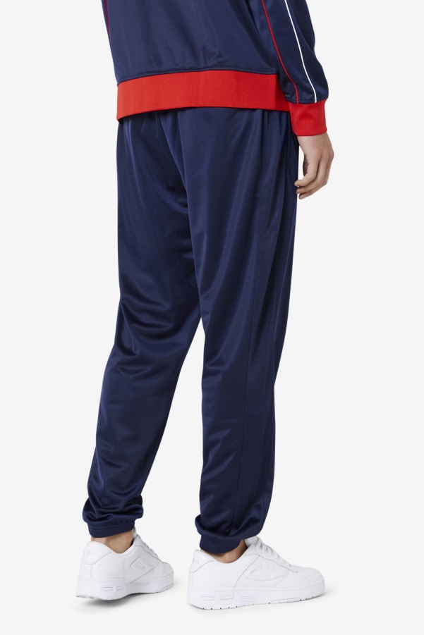 Navy/Red/White Fila Wayan Track Pant