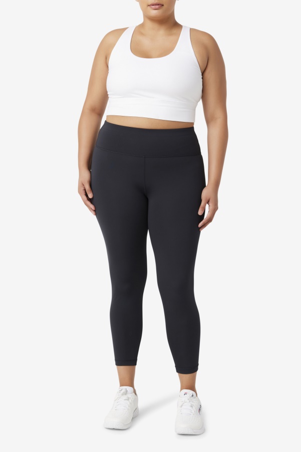 Uplift Cross Back Bra Top Fila White