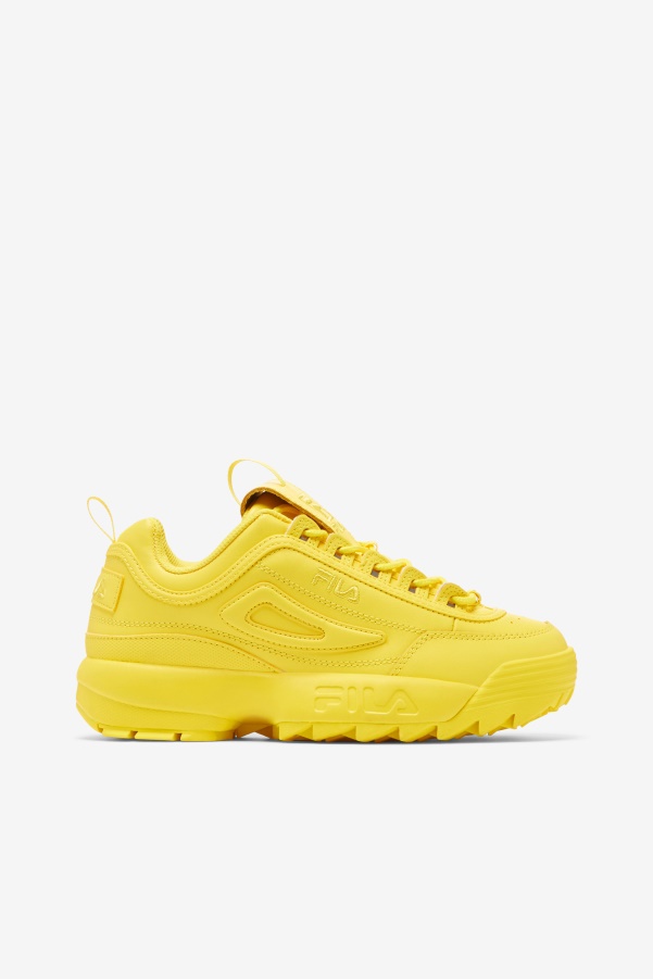 Women's Disruptor 2 Premium Fila Buttercup/Butteercup