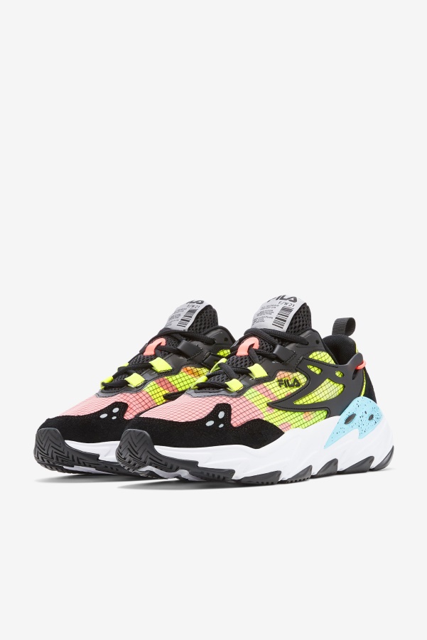 Fila Black/White/Yellow Men's Ray Tracer Evo