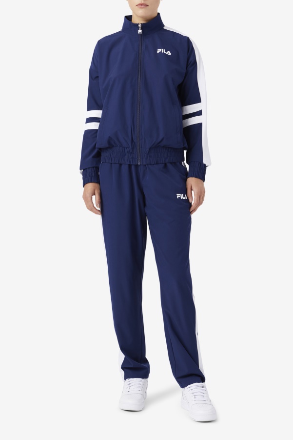 Jovia Track Pant Navy/White Fila