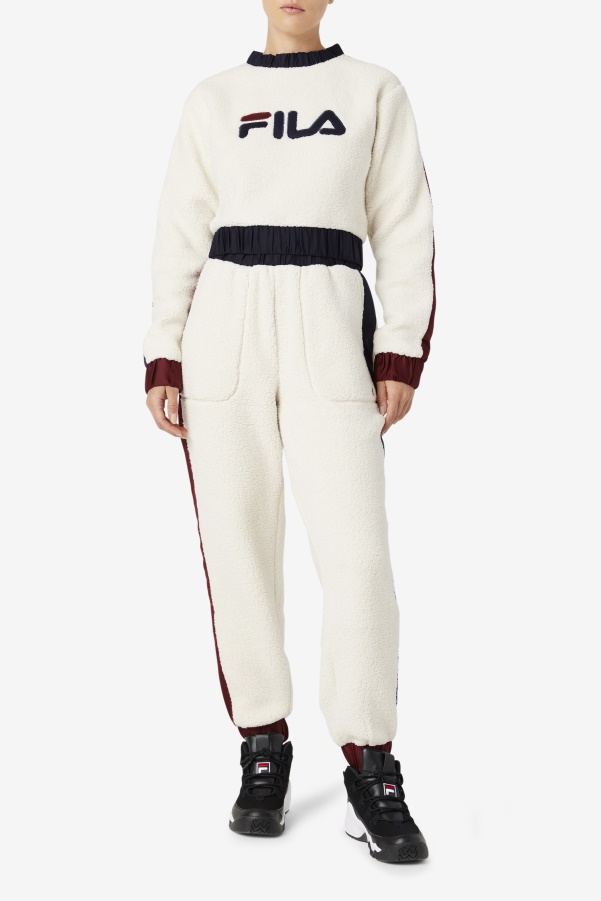 Tofu/Peacoat/Tawny Port Fila Malia Jogger