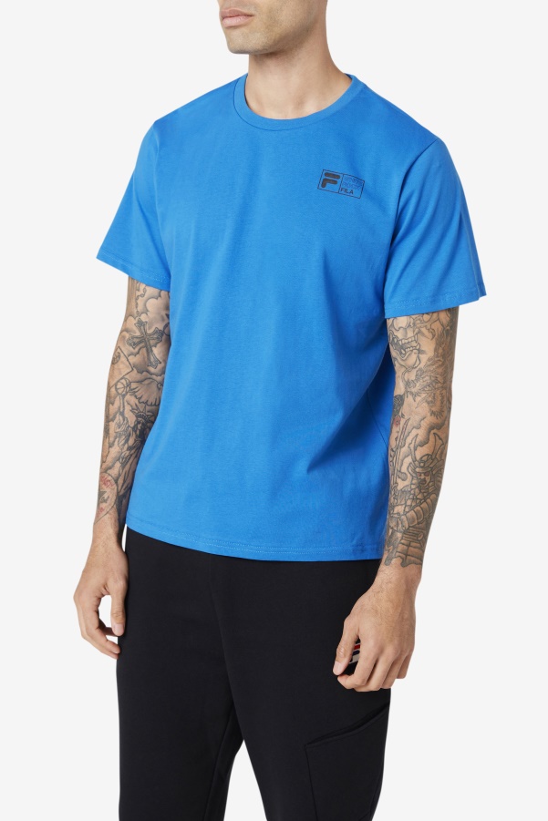 Track Tee Fila Blue/White
