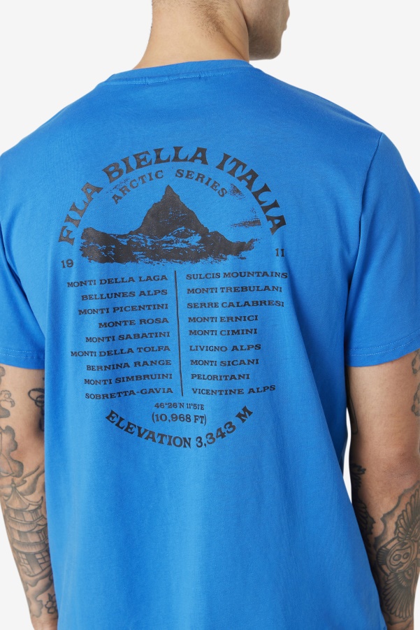 Track Tee Fila Blue/White