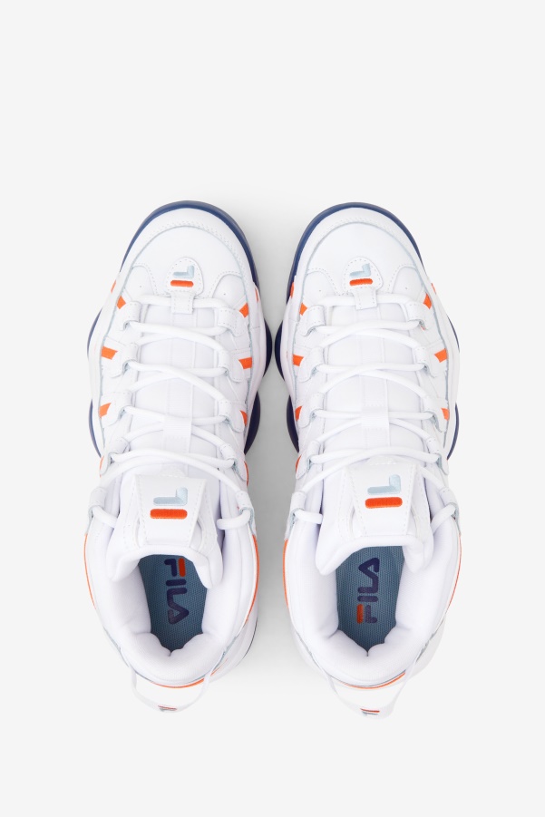 Men's Stackhouse Spaghetti White/Red Orange/Blue Fila