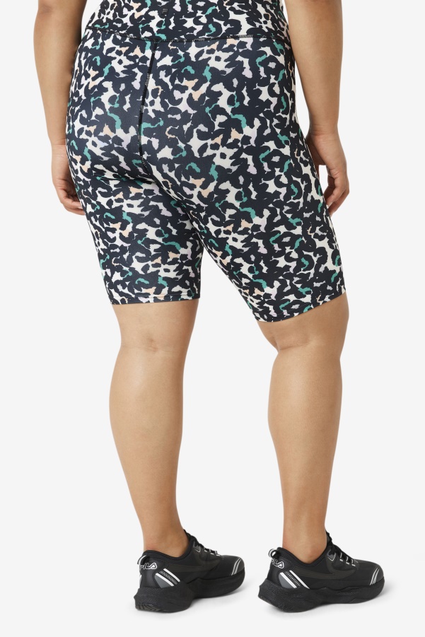 Black Animal Fila Forza 8" Bike Short