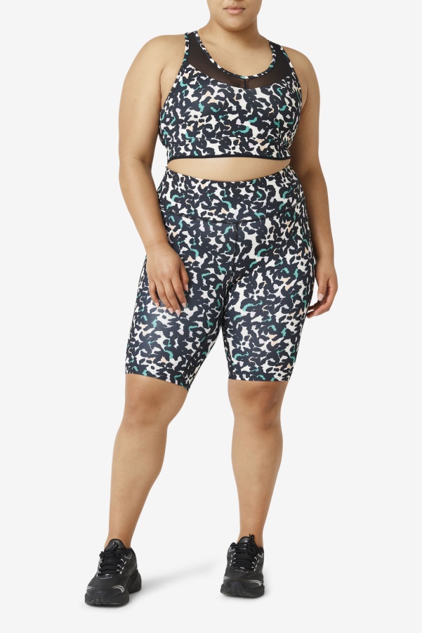 Black Animal Fila Forza 8" Bike Short