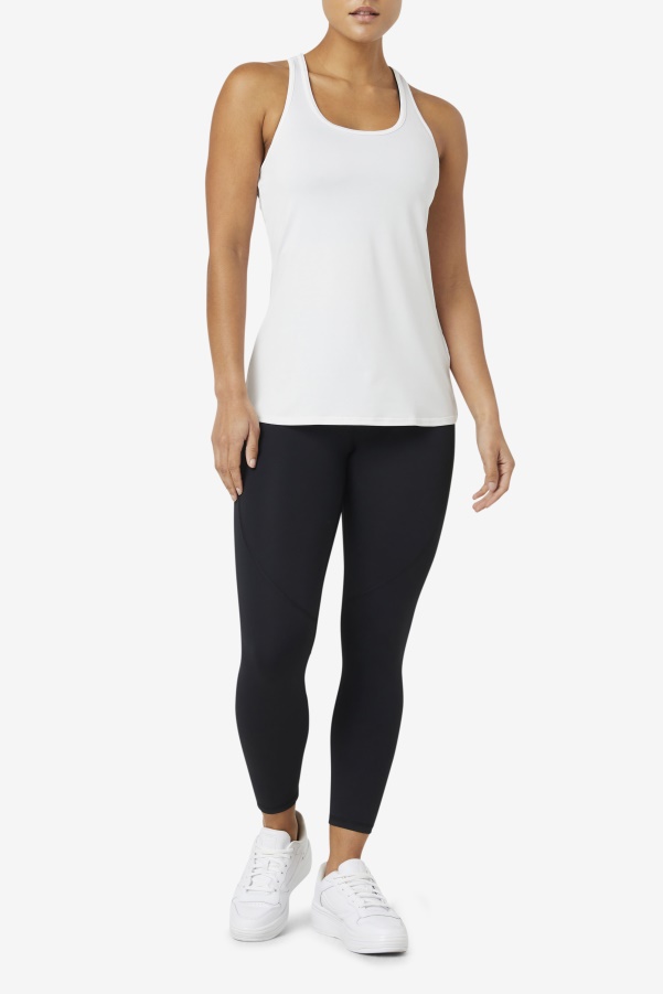 Pickleball Racerback Tank Fila White