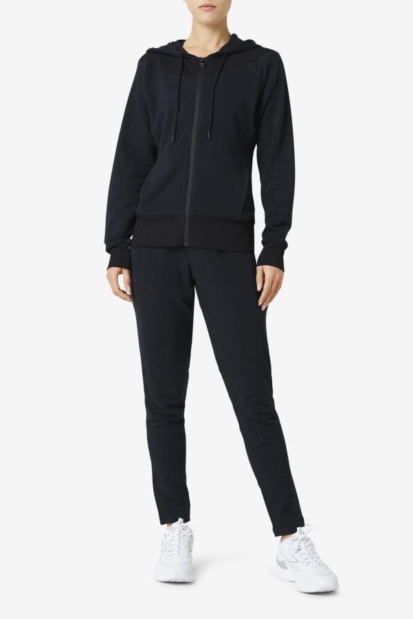 Black Fila Fi-Lux Slim Leg Pant