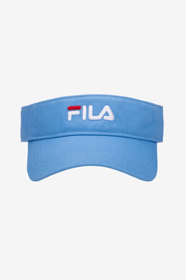 Cornflower Blue Embroidered Visor Fila
