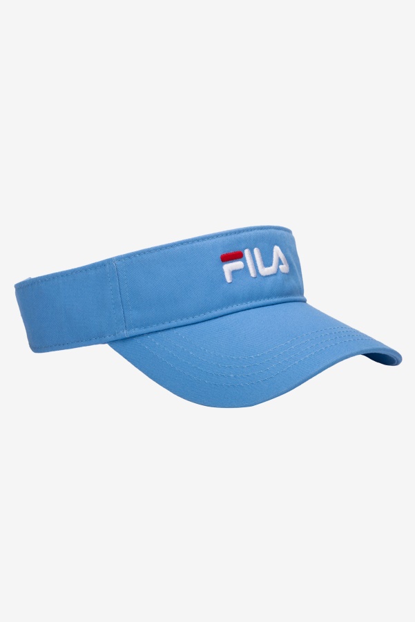 Cornflower Blue Embroidered Visor Fila