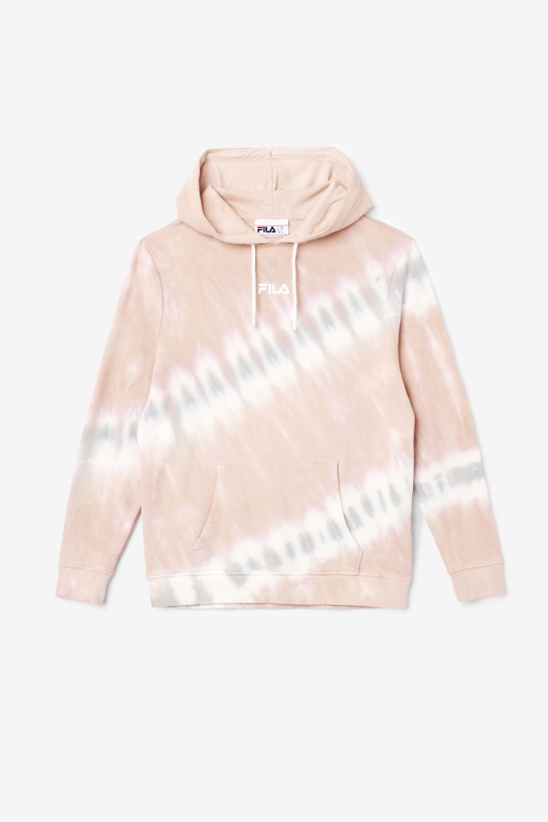 Fila Aerolynn Tie Dye Hoodie Gardenia/White/Belgian Block