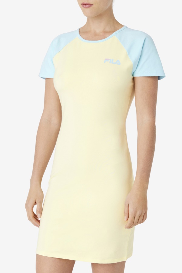 Kyra Dress Fila Tender Yellow