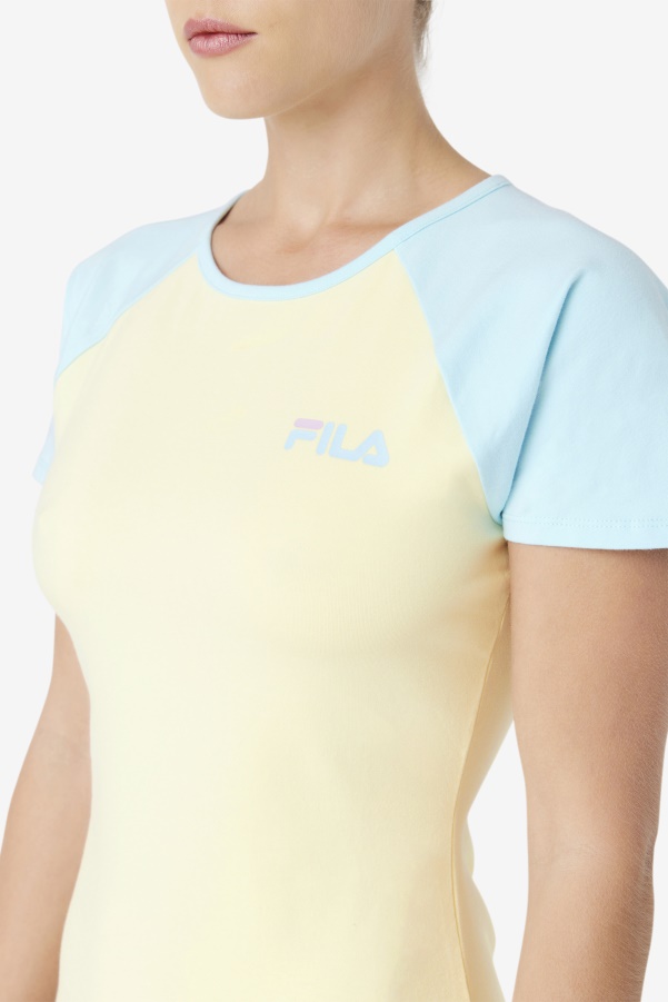 Kyra Dress Fila Tender Yellow