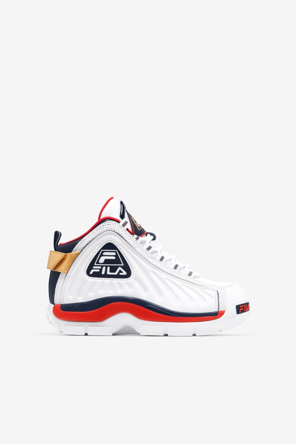 Little Kids' Grant Hill 2 Game Break White/Blues/Red Fila