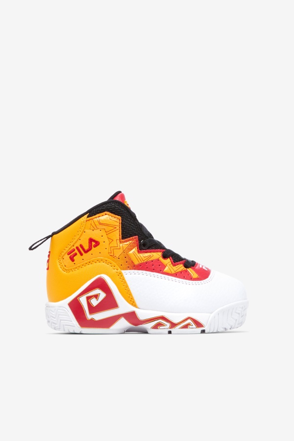 Fila Toddler's MB White/Gold/Red