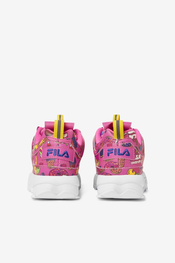 Little Kids' Disruptor 2 Premium Sugar Plum/Purple/Lemon Fila