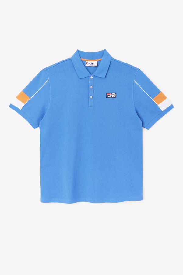 Strong Blue/White/Coral Rose Coda Polo Fila
