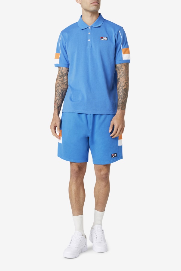 Strong Blue/White/Coral Rose Coda Polo Fila