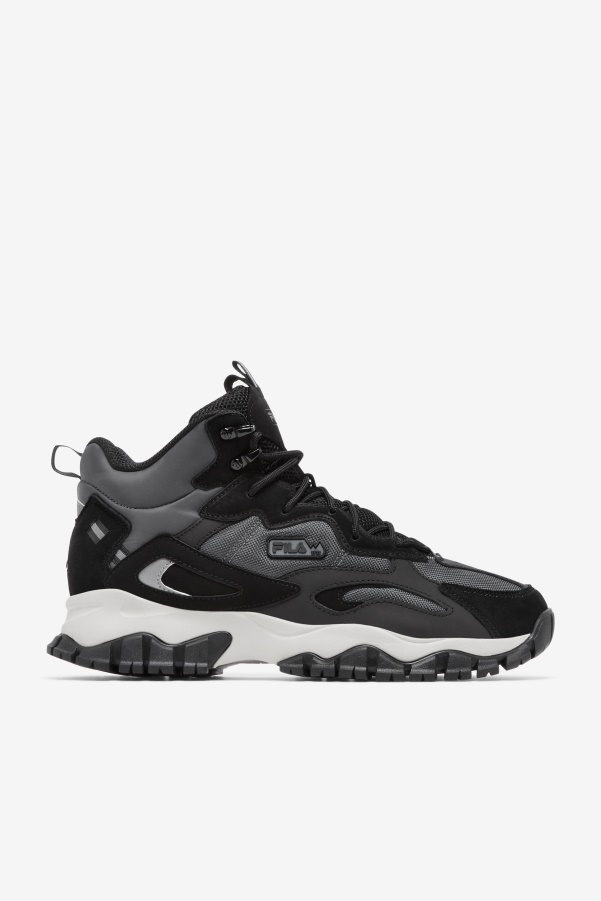 Shadow/Black/Silver Gray Men's Ray Tracer Tr 2 Mid Fila