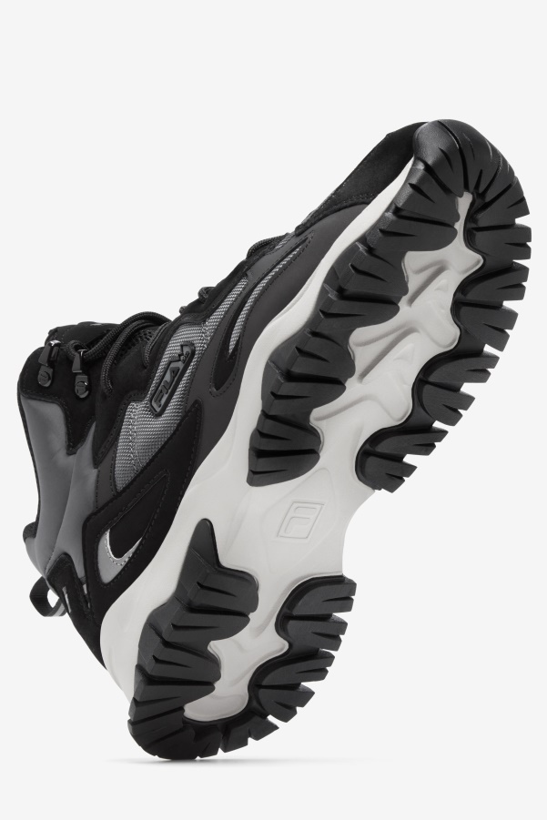 Shadow/Black/Silver Gray Men's Ray Tracer Tr 2 Mid Fila