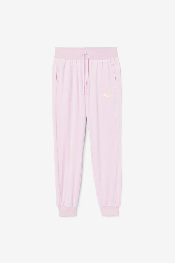Fila Zura Velour Jogger Orchid