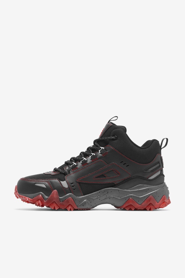 Men's Oakmont Tr Mid Black/Red Fila