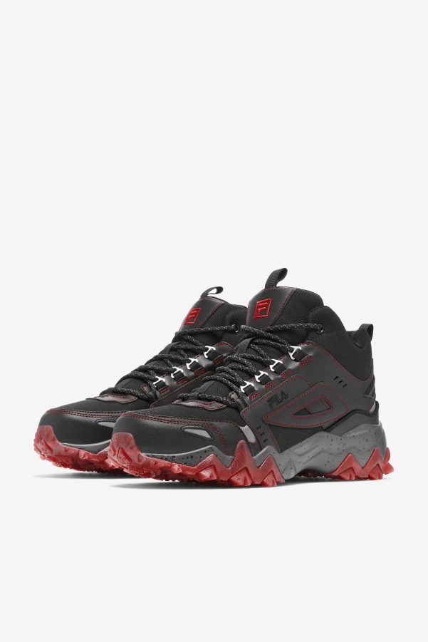 Men's Oakmont Tr Mid Black/Red Fila