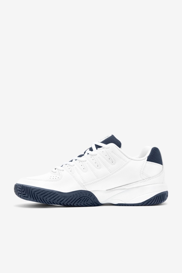 Men's double bounce Fila White/Navy