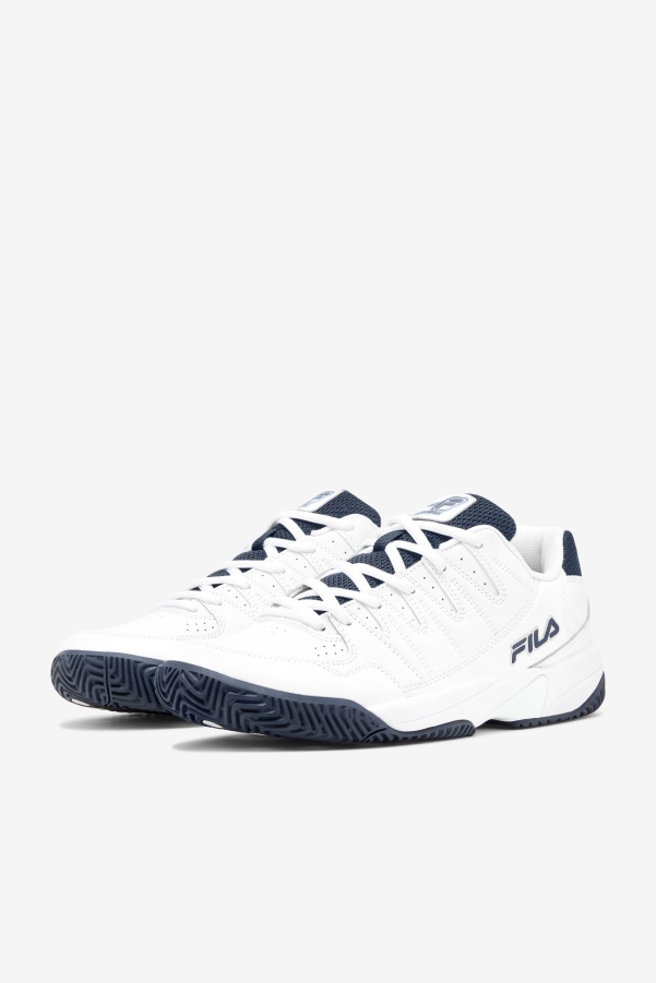 Men's double bounce Fila White/Navy