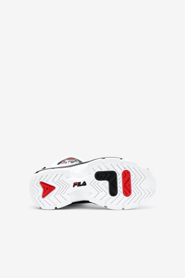 White/Black/Red Fila big kids' Grant Hill 2