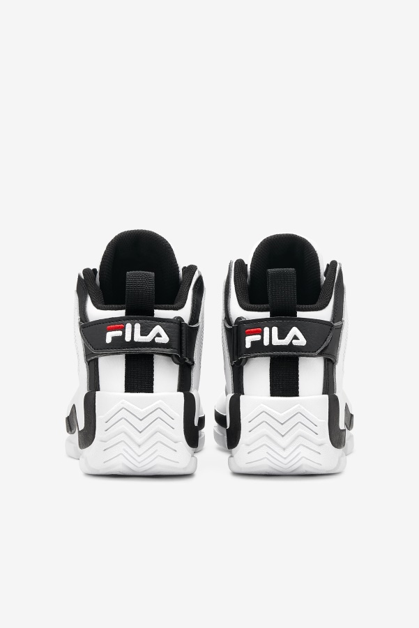 White/Black/Red Fila big kids' Grant Hill 2