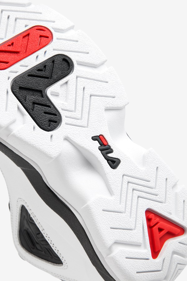 White/Black/Red Fila big kids' Grant Hill 2