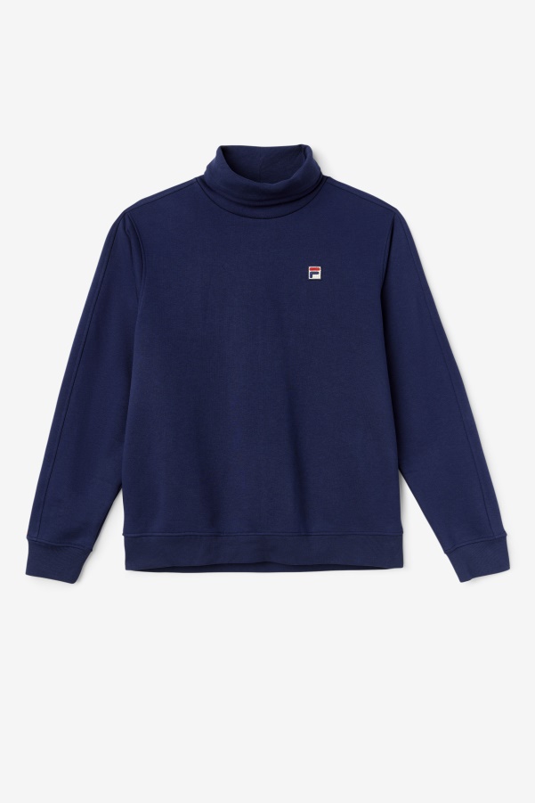 Noah Fleece Turtleneck Peacoat Fila