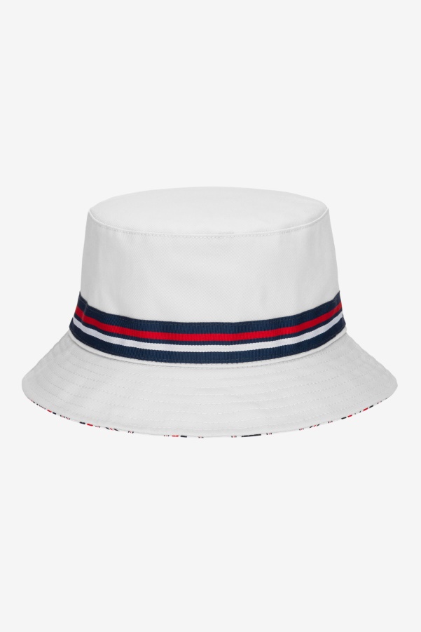 reversible bucket hat White Fila