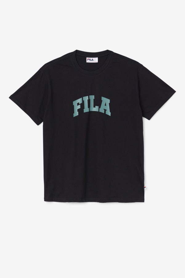 Cody Tee Black/Blue Spruce Fila