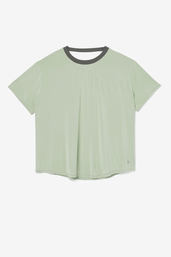 Fi-Lux Short Sleeve Top Basil/Thyme Fila