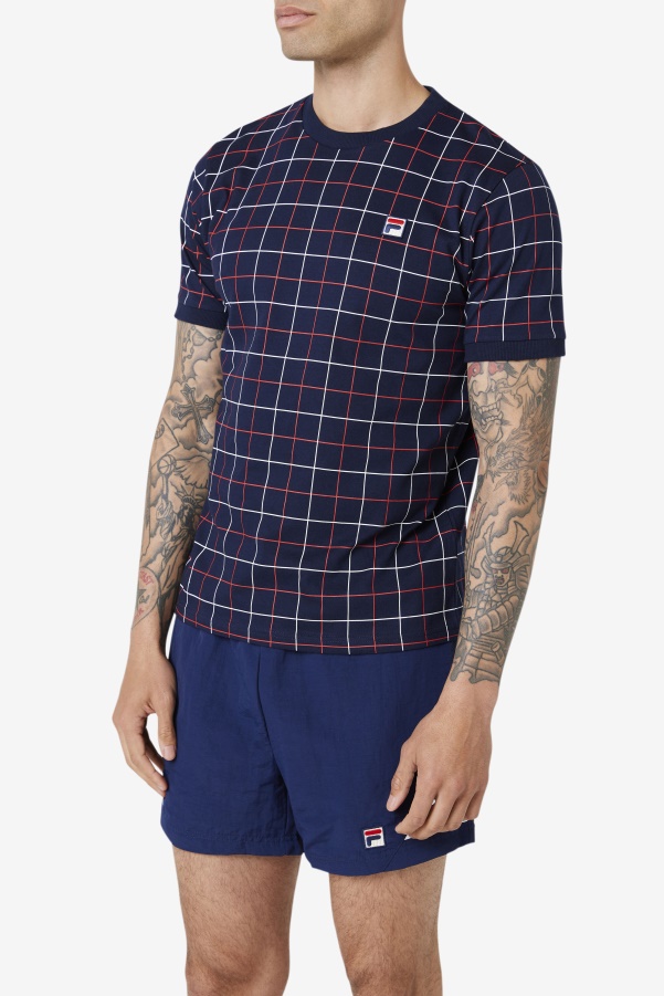 Casbian Crew Navy/Red/White Fila