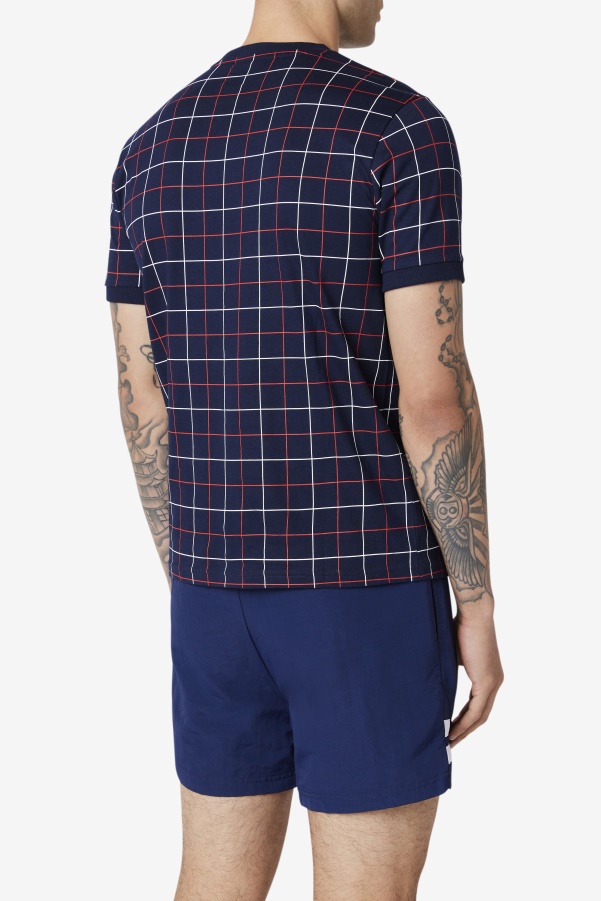 Casbian Crew Navy/Red/White Fila