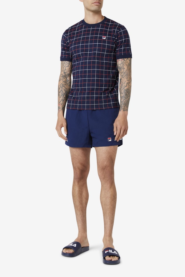 Casbian Crew Navy/Red/White Fila