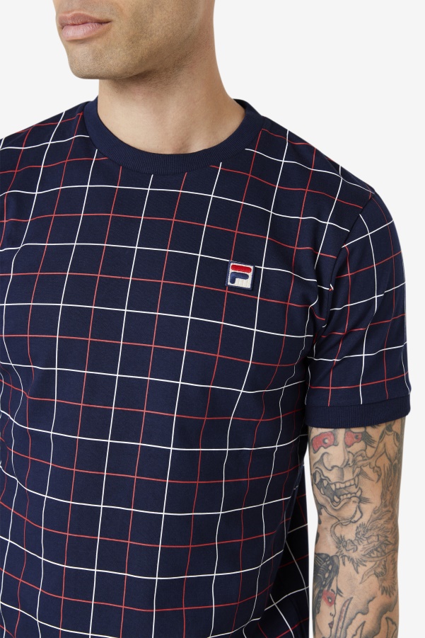 Casbian Crew Navy/Red/White Fila